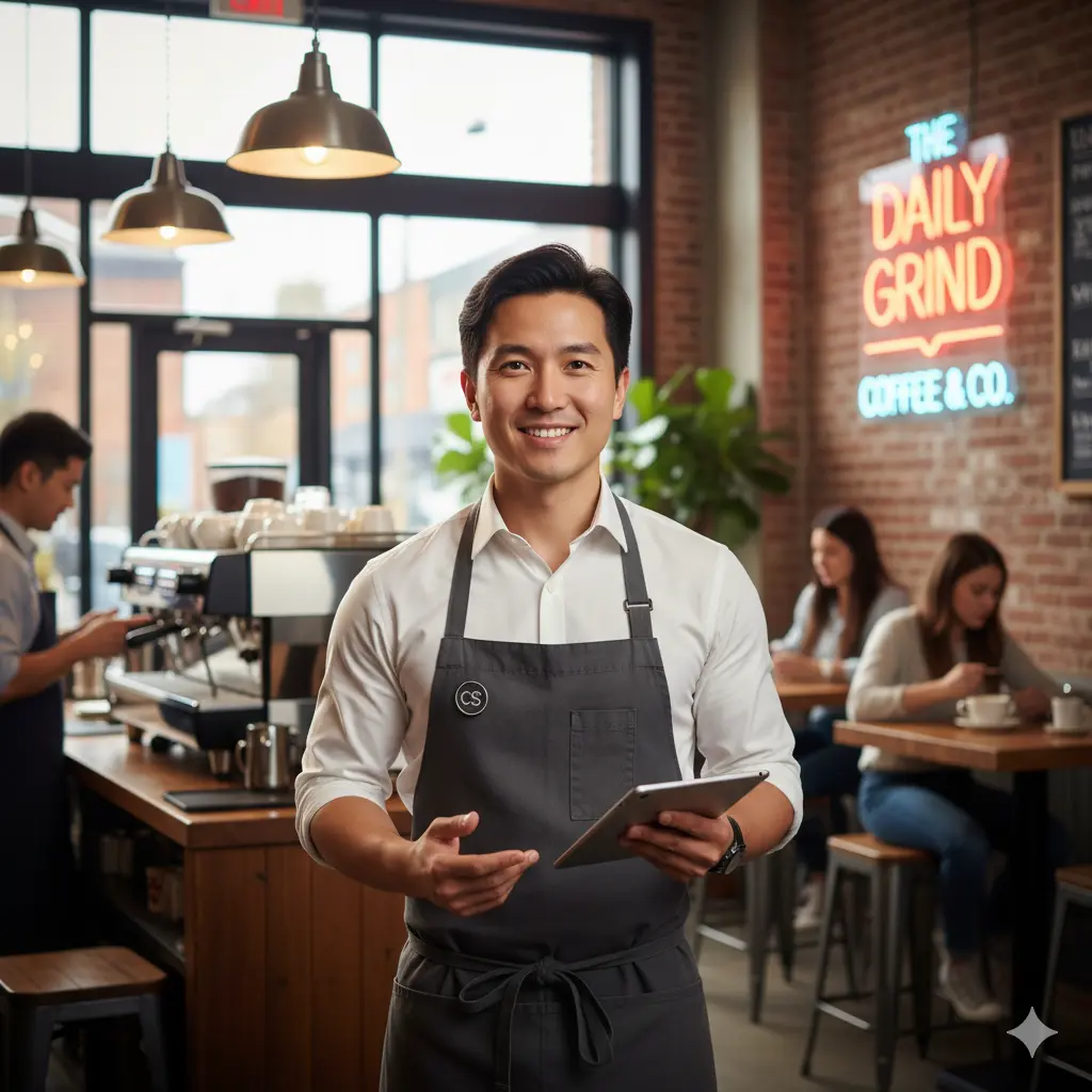 Coffee Shops Asian business owner