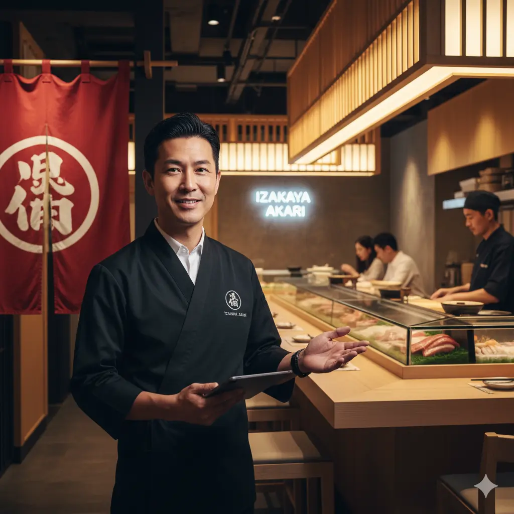 Japanese Restaurant Asian business owner