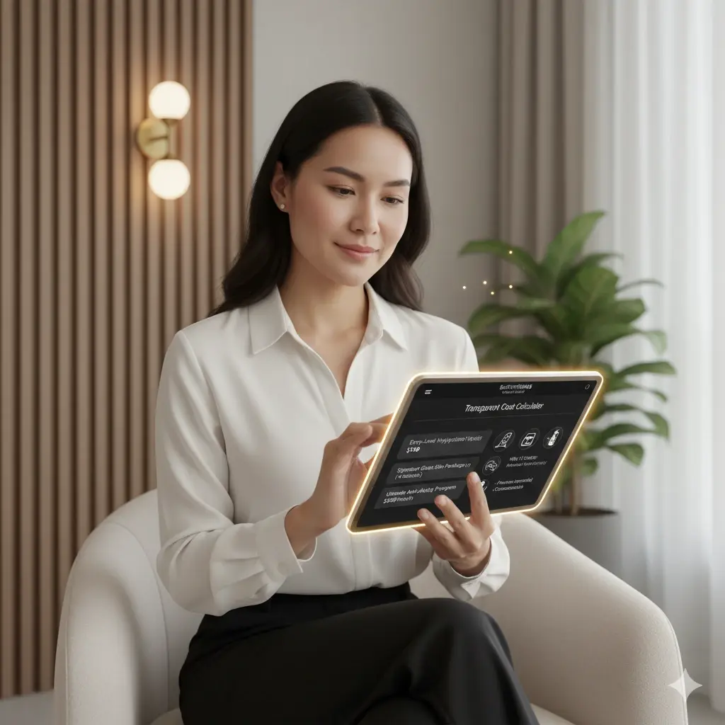 aesthetic clinic - pricing transparency