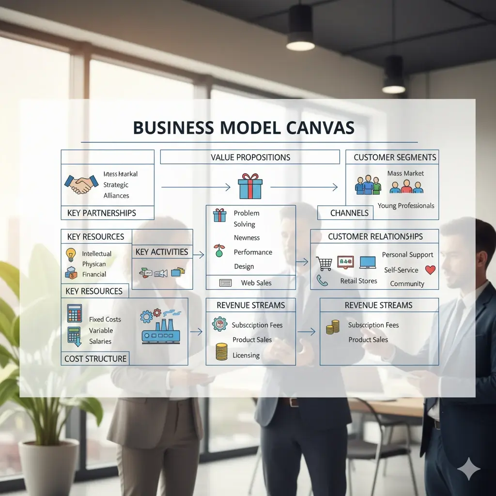 aesthetic clinic - business model canvas